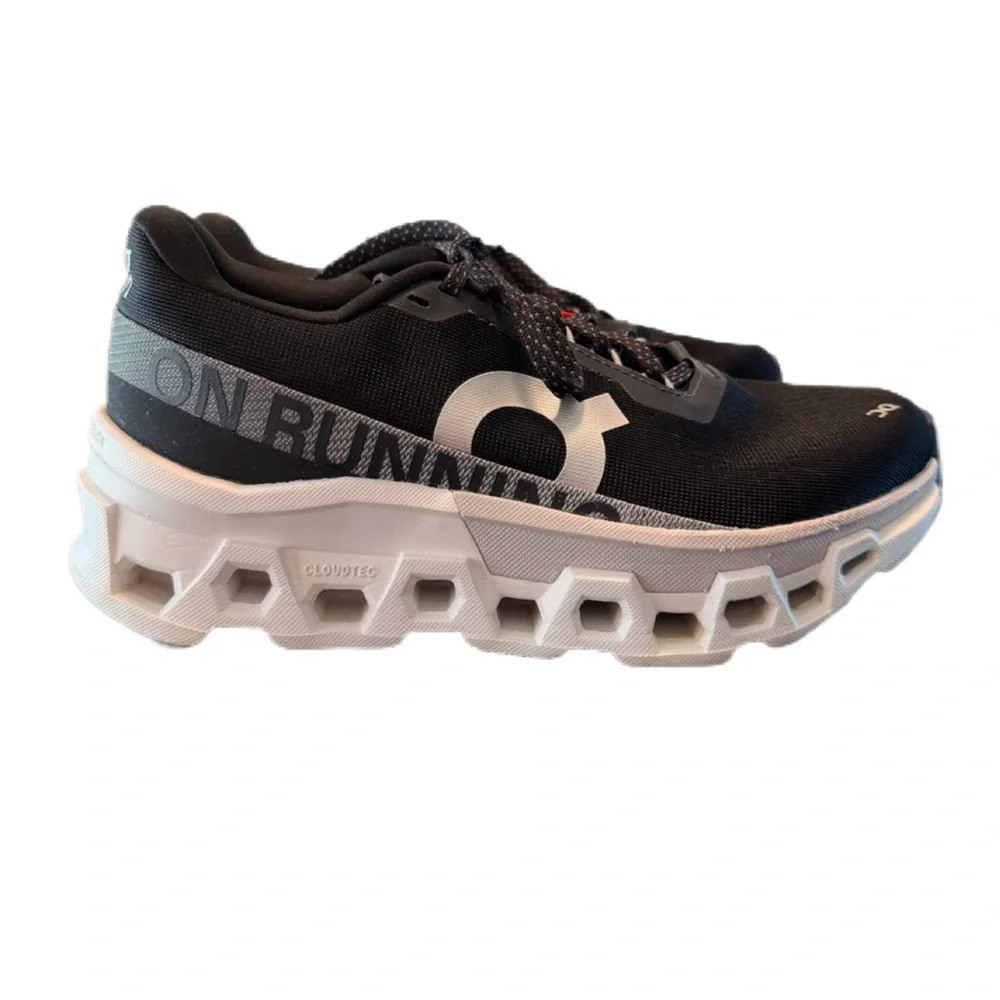 ON Running Cloudmonster 2 Running Shoe Black Frost Womenâs 6.5 - Picture 4 of 15